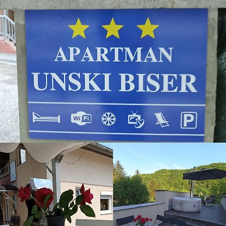 Apartmani Unski Biser Цазин Экстерьер фото