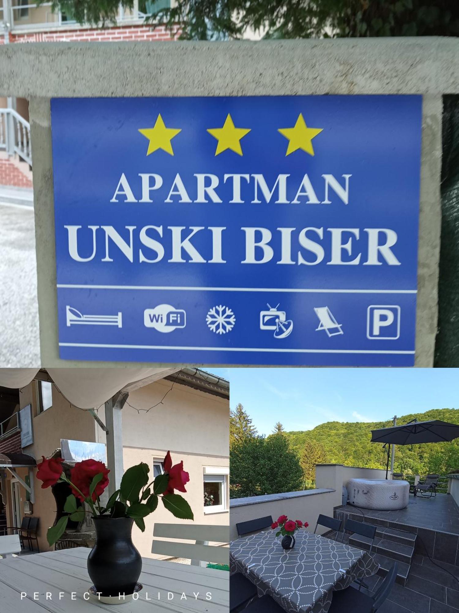 Apartmani Unski Biser Цазин Экстерьер фото